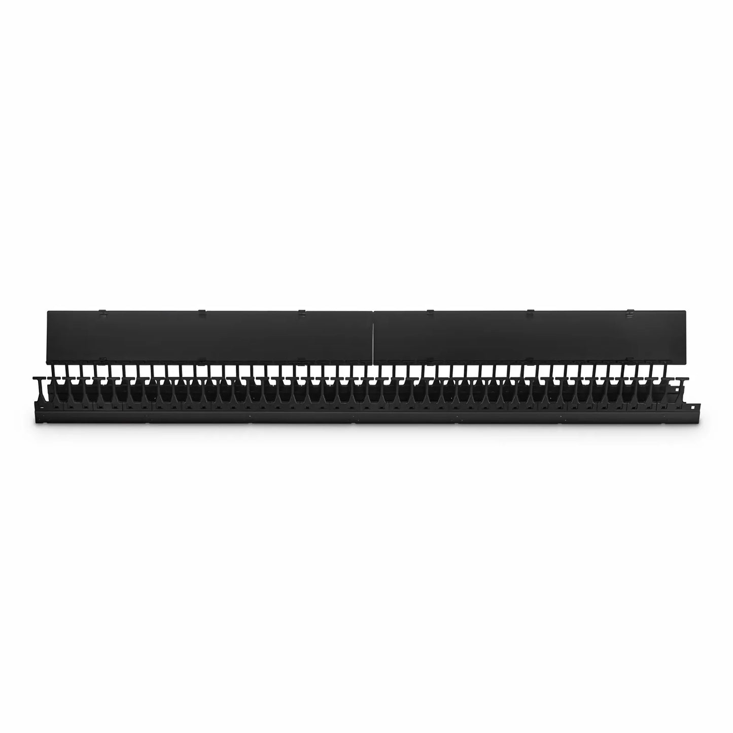 Vertical Single Sided Steel Cable Manager, 45RU, Bend Radius Finger, 5.5 in. Wide