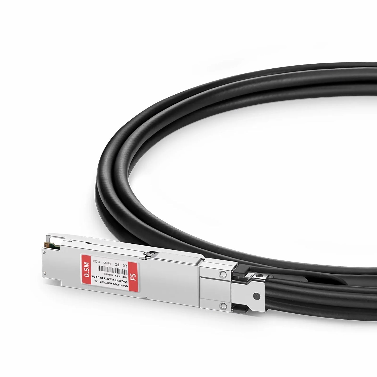 0.5m (2ft) Arista Compatible 400G OSFP 8 x 50G PAM4 Finned Top to 4 x 100G QSFP56 2 x 50G PAM4 Passive Direct Attach Copper Breakout Cable