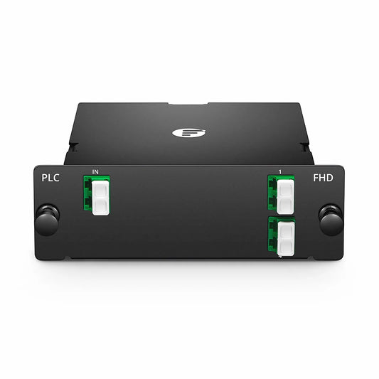 1 x 4 PLC Fiber Splitter, Standard FHD™ Cassette LC/APC, Singlemode, for Optical LAN