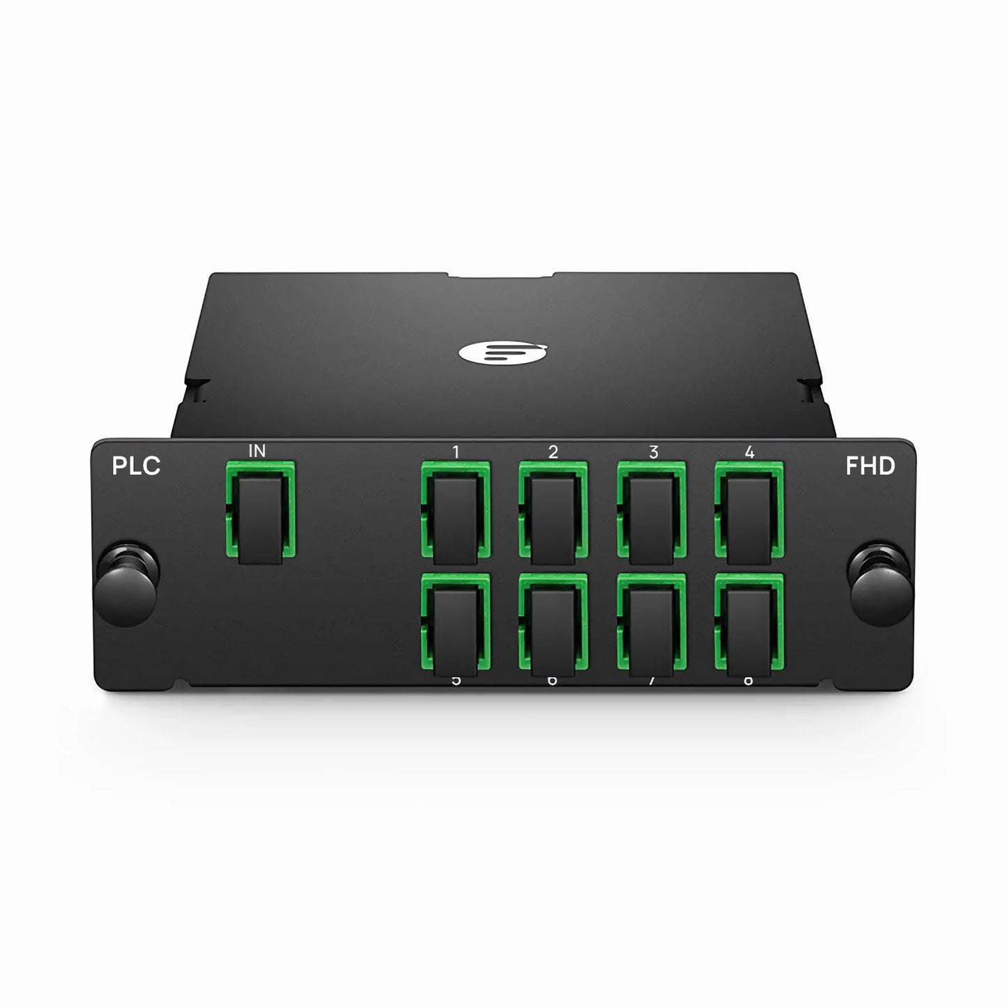 1 x 8 PLC Fiber Splitter, Standard FHD™ Cassette SC/APC, Singlemode, for Optical LAN