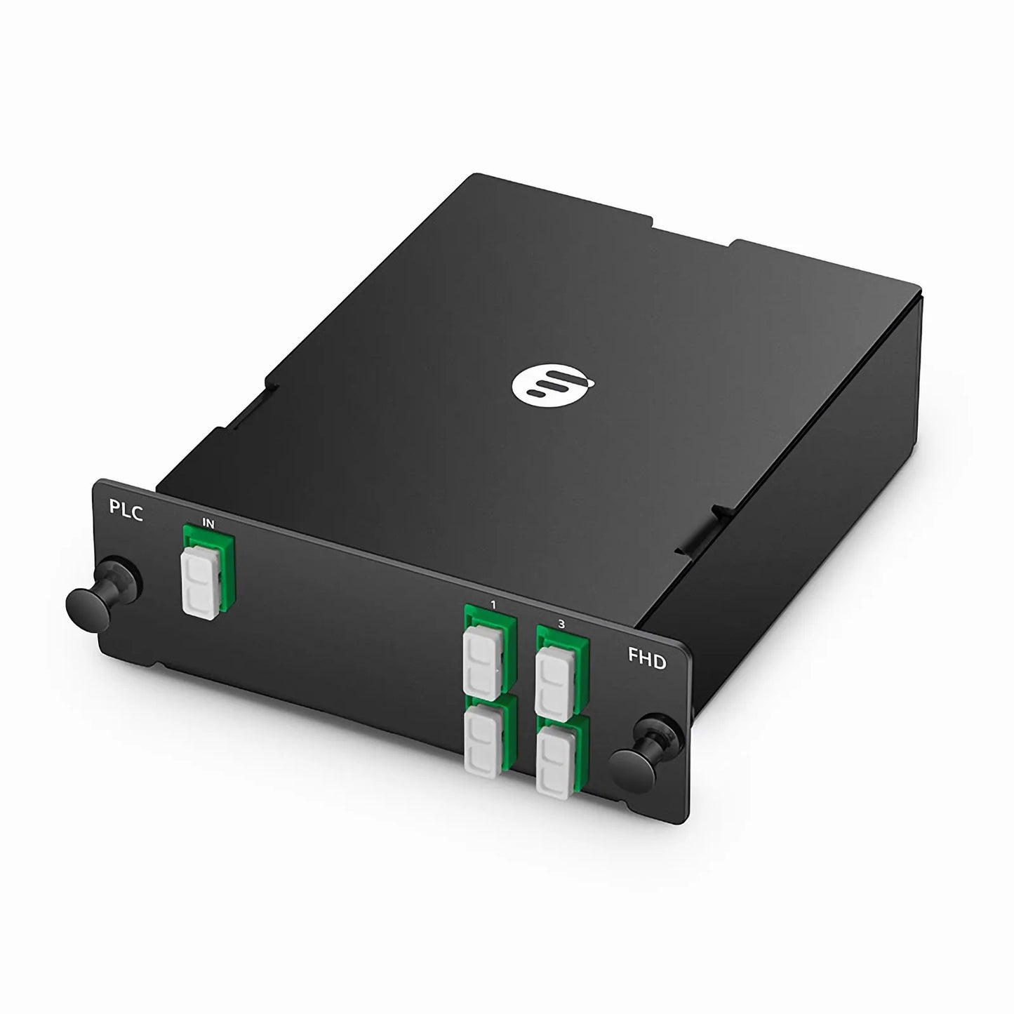 1 x 8 PLC Fiber Splitter, Standard FHD™ Cassette LC/APC, Singlemode, for Optical LAN