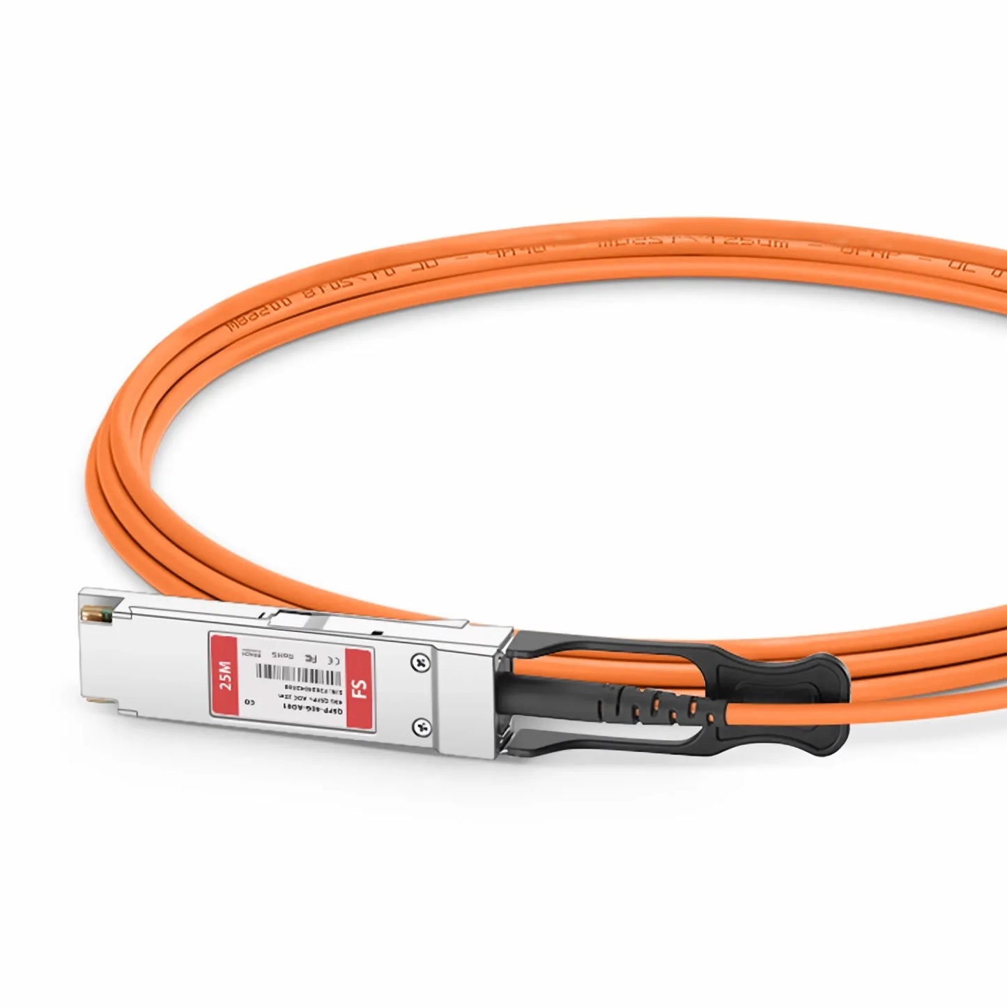 25m (82ft) Cisco QSFP-H40G-AOC25M Compatible 40G QSFP+ Active Optical Cable