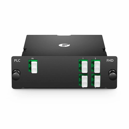 1 x 8 PLC Fiber Splitter, Standard FHD™ Cassette LC/APC, Singlemode, for Optical LAN