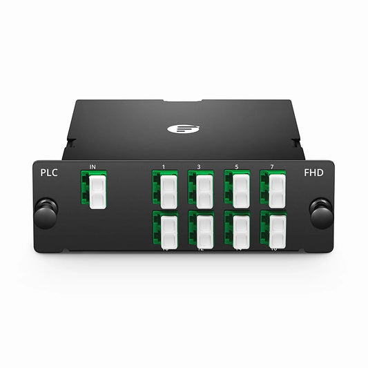 1 x 16 PLC Fiber Splitter, Standard FHD™ Cassette LC/APC, Singlemode, for Optical LAN