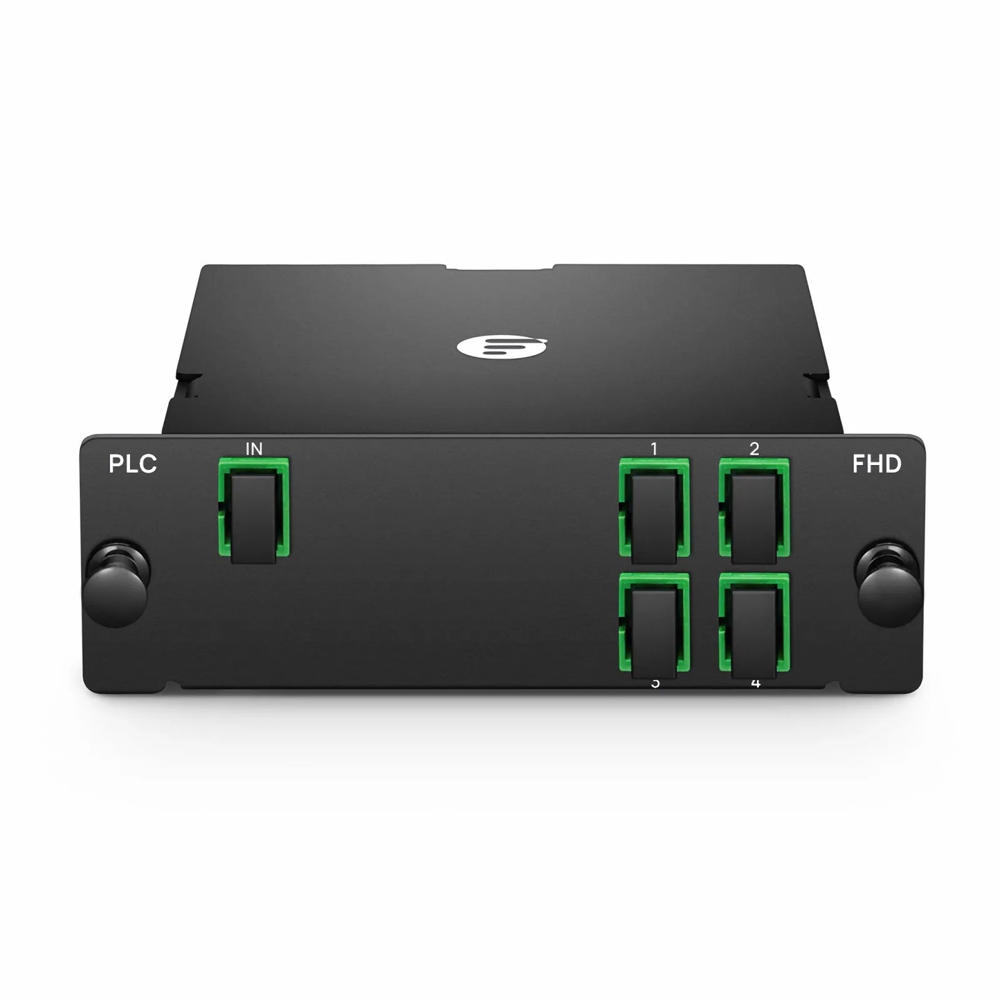 1 x 4 PLC Fiber Splitter, Standard FHD™ Cassette SC/APC, Singlemode, for Optical LAN