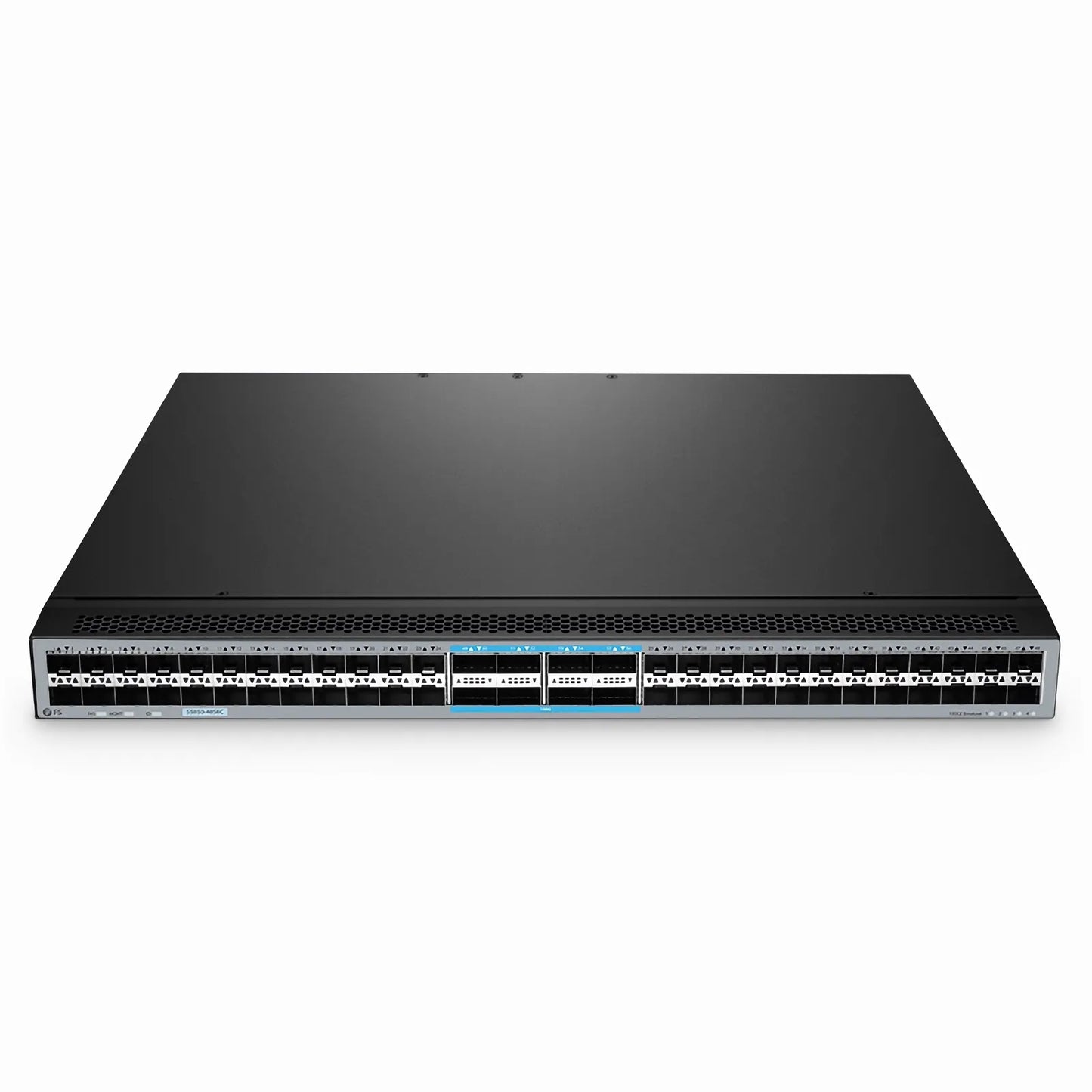 S5850-48S8C, 48-Port Ethernet L3 Switch, 48 x 10Gb SFP+, with 8 x 100Gb QSFP28, Support MPLS&MLAG