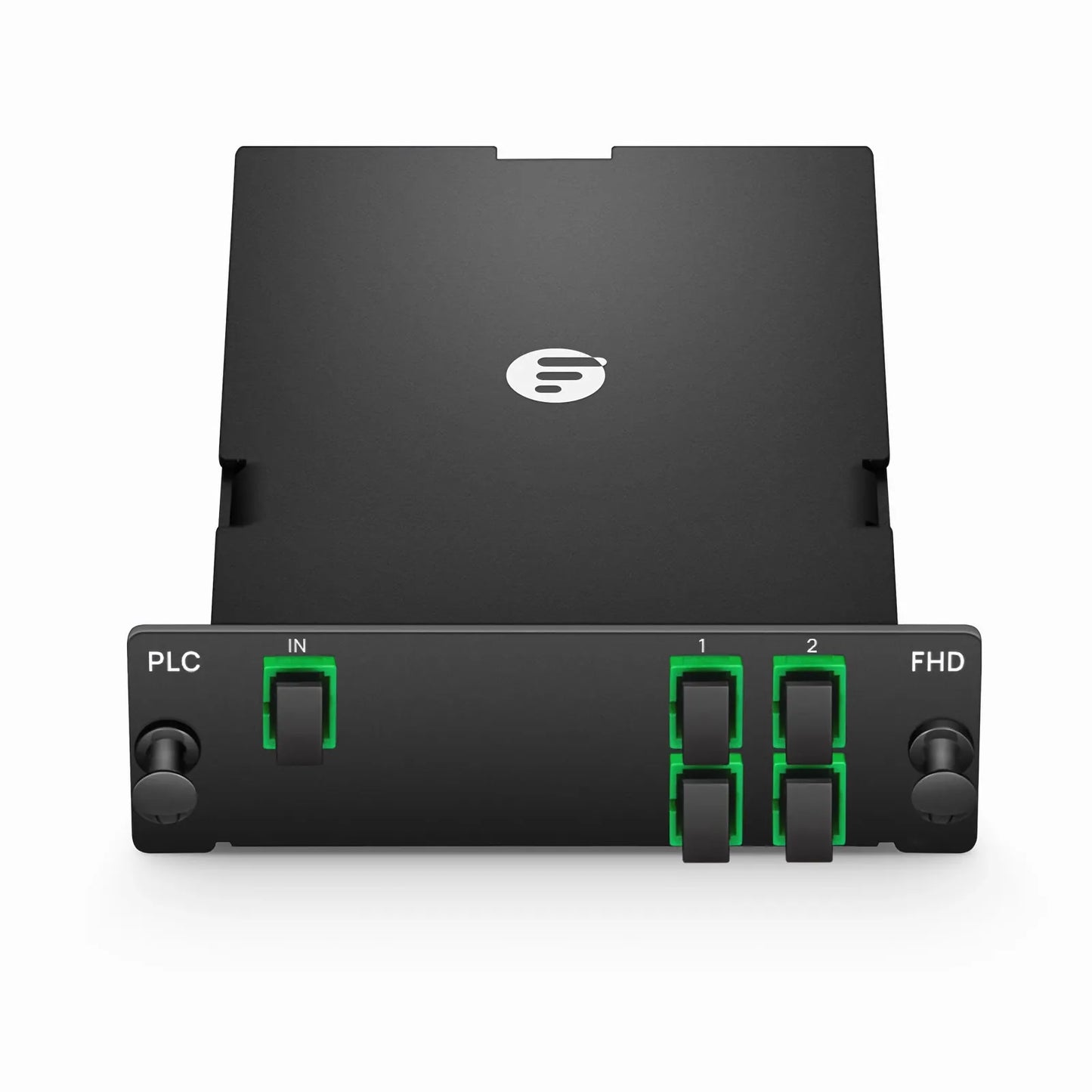 1 x 4 PLC Fiber Splitter, Standard FHD™ Cassette SC/APC, Singlemode, for Optical LAN