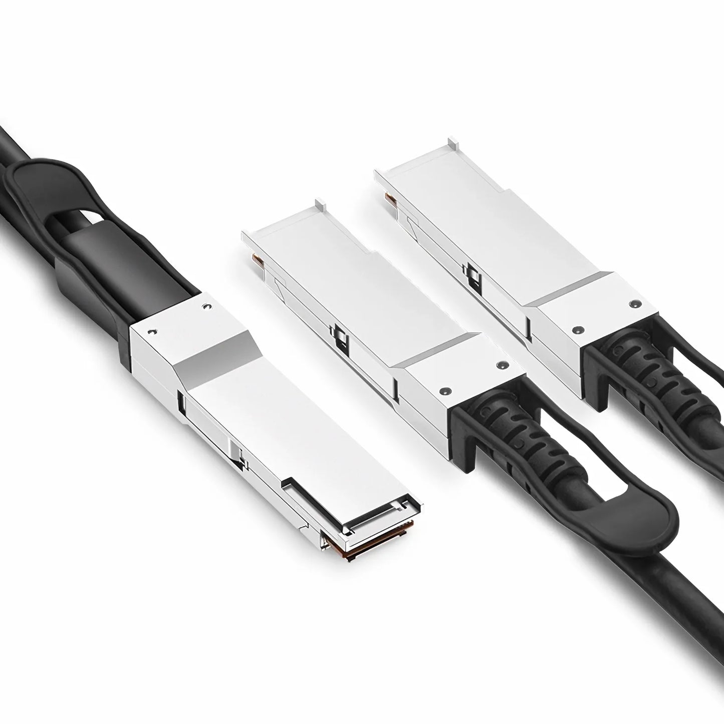 0.5m (2ft) NVIDIA/Mellanox MCP7H50-H00AR30 Compatible 200G QSFP56 4 x 50G PAM4 to 2 x 100G QSFP56 2 x 50G PAM4 InfiniBand HDR Passive Direct Attach Copper Breakout Cable for Quantum Switches and ConnectX-6 HCA