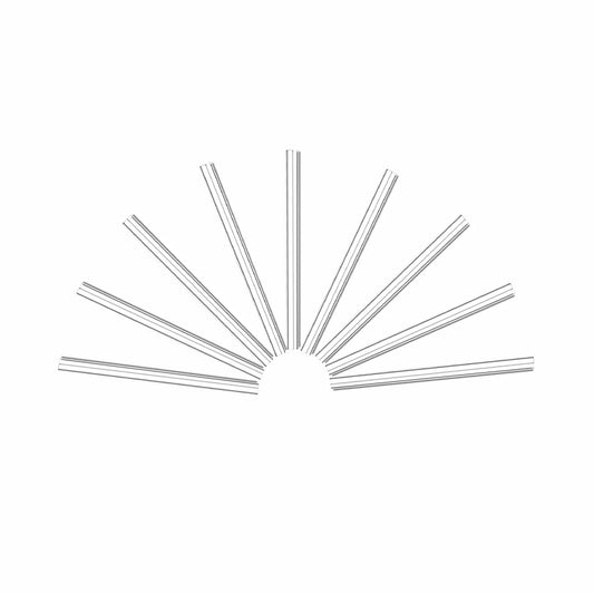 0.8 x 30mm Fiber Optic Splice Protection Sleeve, Single Fiber, 50pcs/pkg