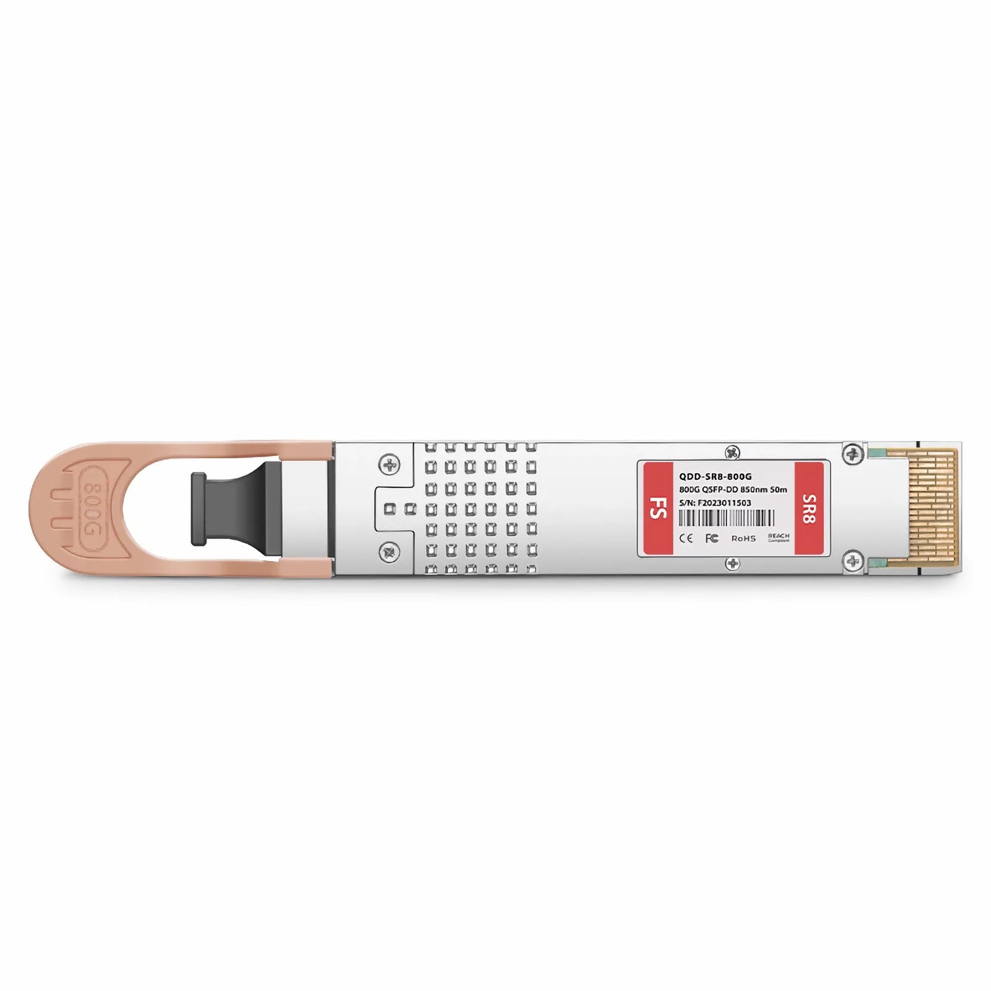 Cisco Compatible 800GBASE-SR8 QSFP-DD 8 x 100G PAM4 850nm 50m DOM MPO-16/APC MMF Optical Transceiver Module