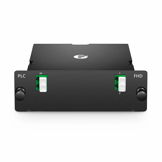 1 x 2 PLC Fiber Splitter, Standard FHD™ Cassette LC/APC, Singlemode, for Optical LAN