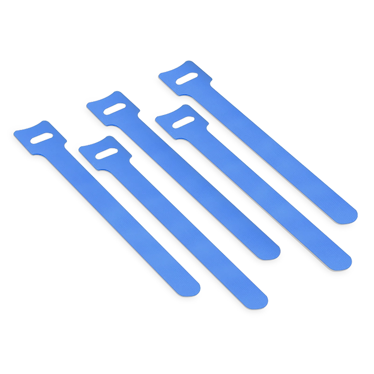 100Pcs/Pack 6in.L x 0.5in.W T-type Reusable Cable Ties, Blue