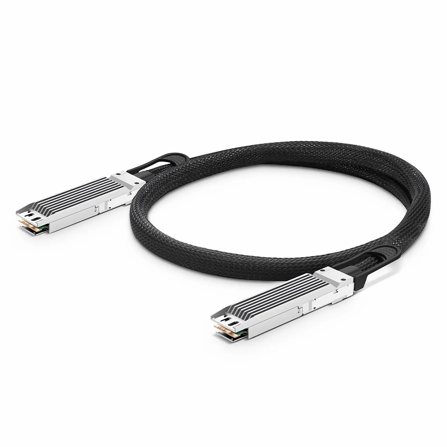 1.5m (5ft) NVIDIA/Mellanox MCP4Y10-N01A Compatible 800G OSFP 8 x 100G PAM4 Finned Top InfiniBand NDR Passive Direct Attach Copper Twinax Cable for Quantum-2 Switches