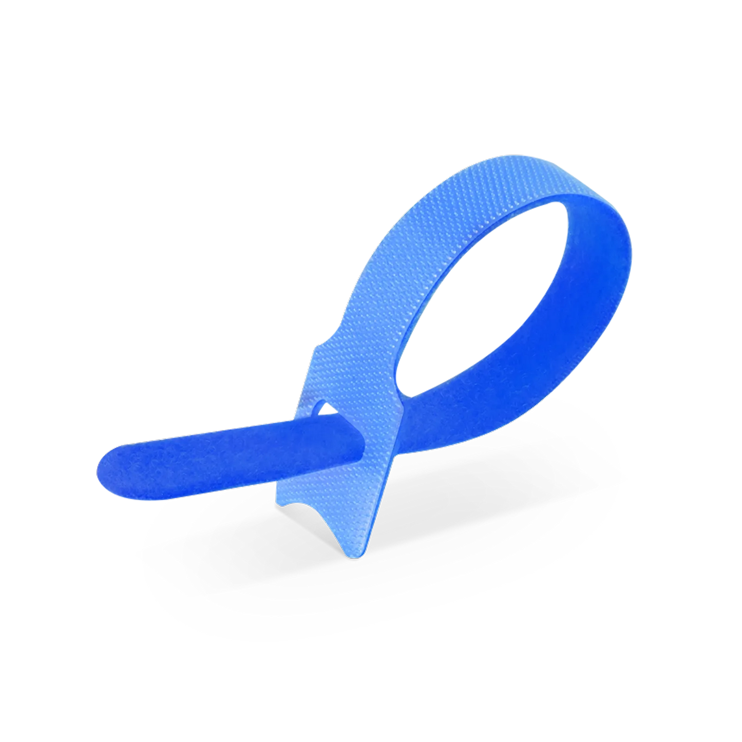 100Pcs/Pack 6in.L x 0.5in.W T-type Reusable Cable Ties, Blue
