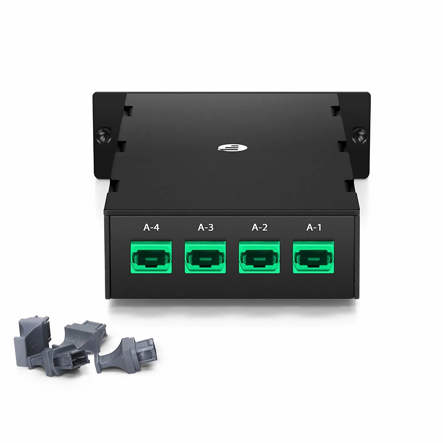 FHD™ 4 x MTP®-8 Mesh Cassette, 32 Fibers OS2 Single Mode, Universal, 4 x 8F MTP® to 4 x 8F MTP® (Green), 0.35dB Max.