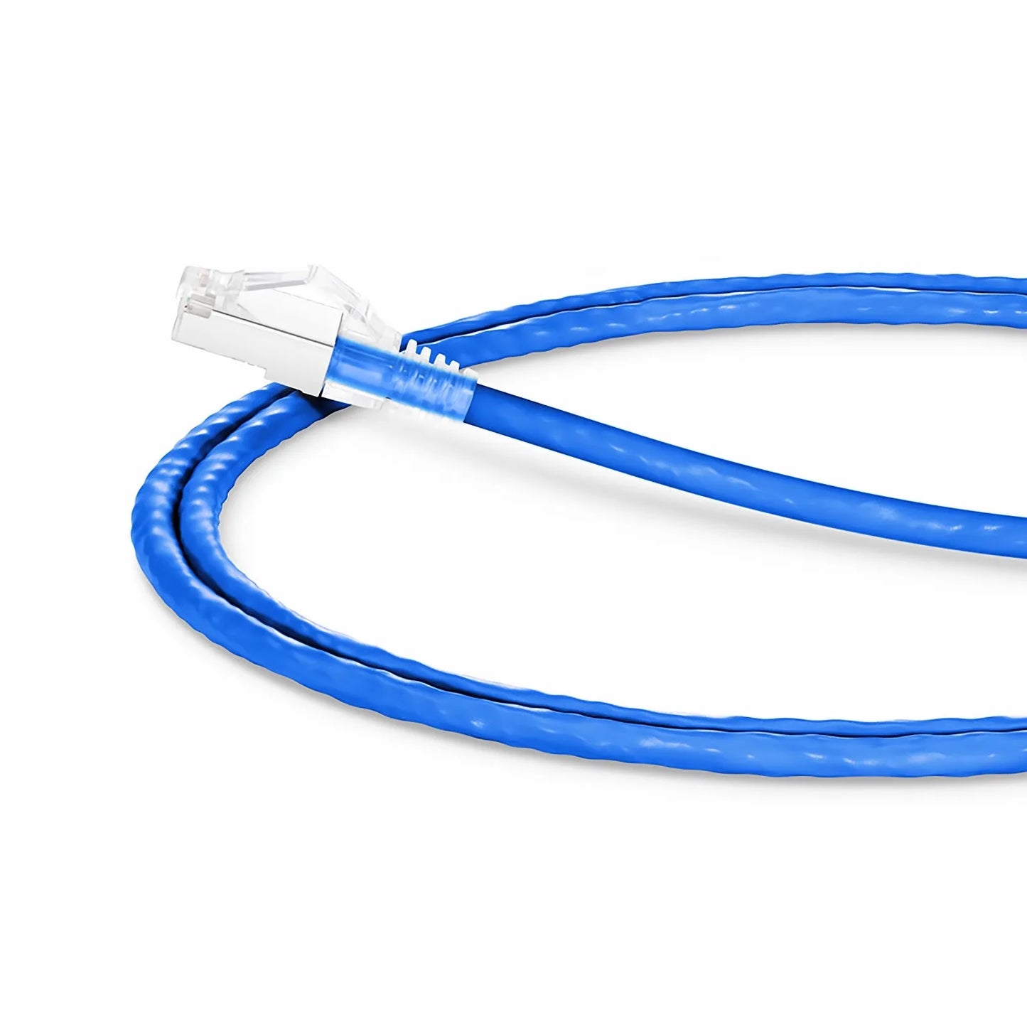 4ft (1.2m) Cat6a 26AWG Snagless Shielded (S/FTP) CM/LSZH Ethernet Network Patch Cable, Blue
