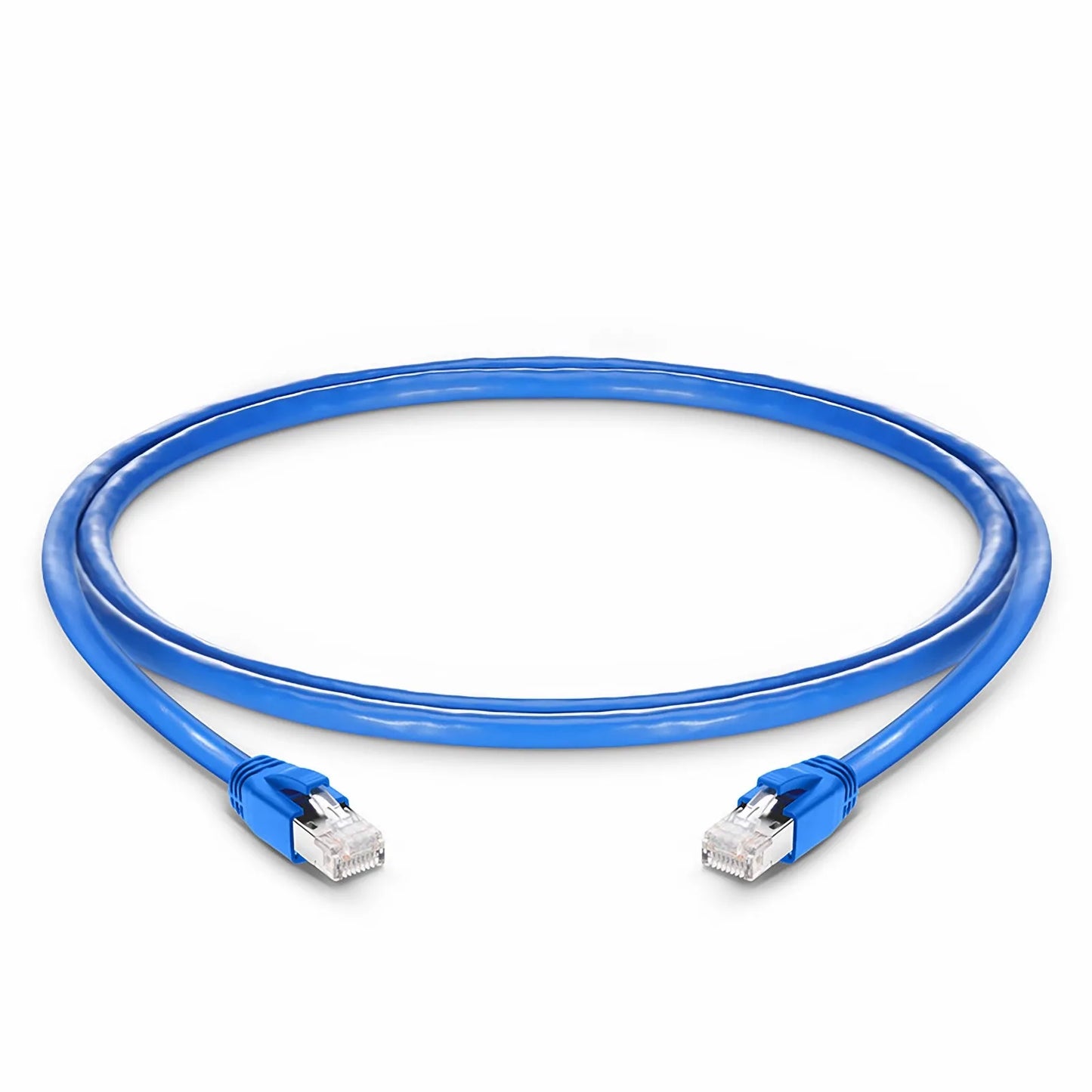 3ft (0.9m) Cat6a 23AWG Snagless Shielded (F/FTP) LSZH Ethernet Network Patch Cable, Blue