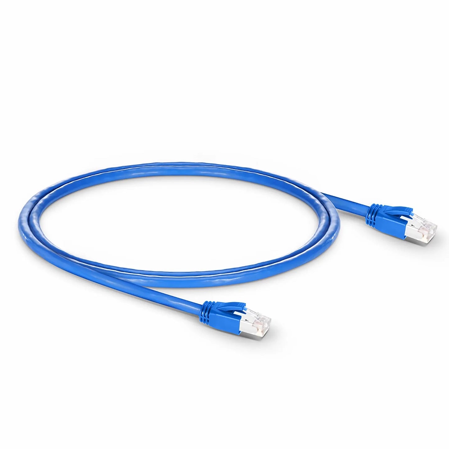 3ft (0.9m) Cat6a 23AWG Snagless Shielded (F/FTP) LSZH Ethernet Network Patch Cable, Blue
