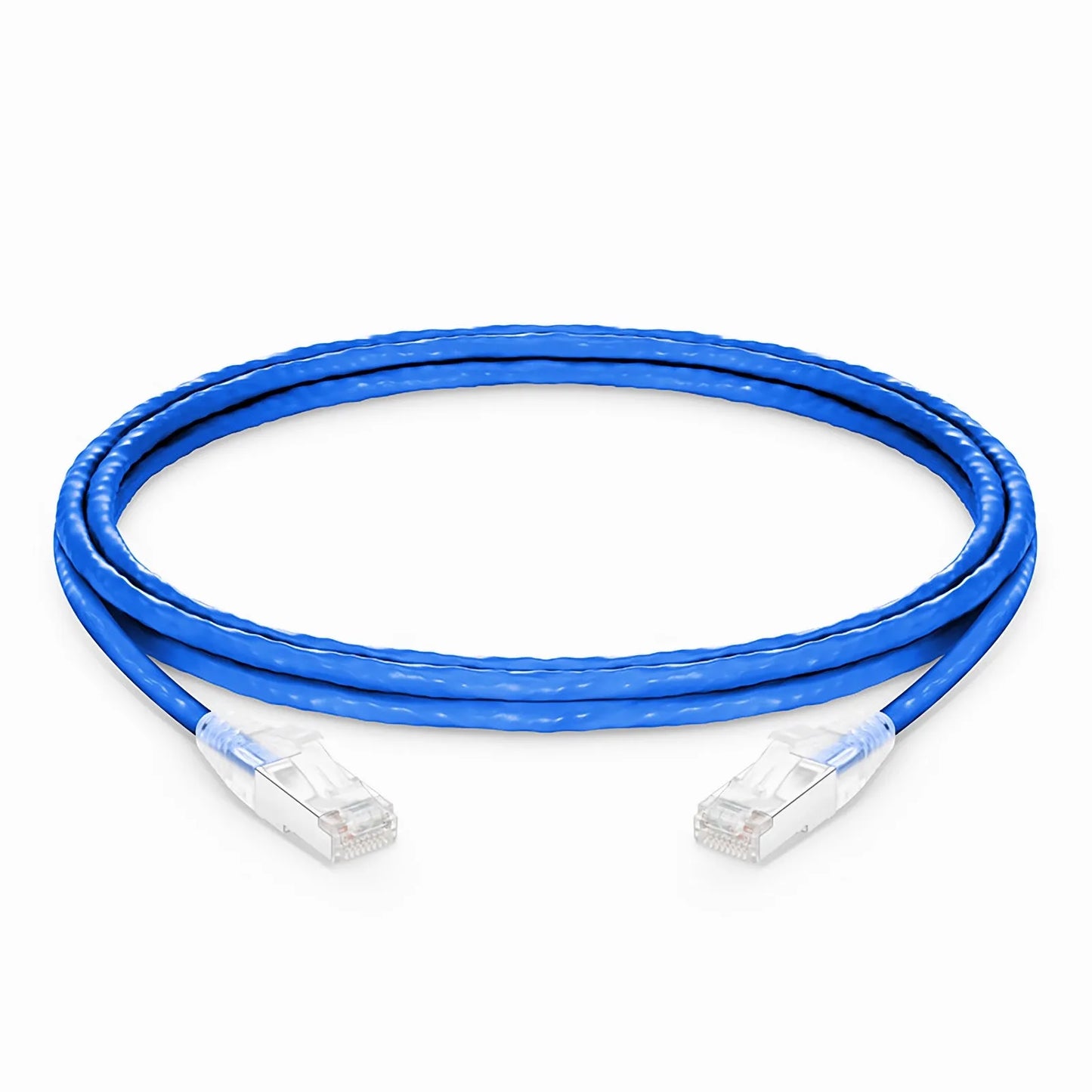 10ft (3m) Cat6a 26AWG Snagless Shielded (S/FTP) CM/LSZH Ethernet Network Patch Cable, Blue