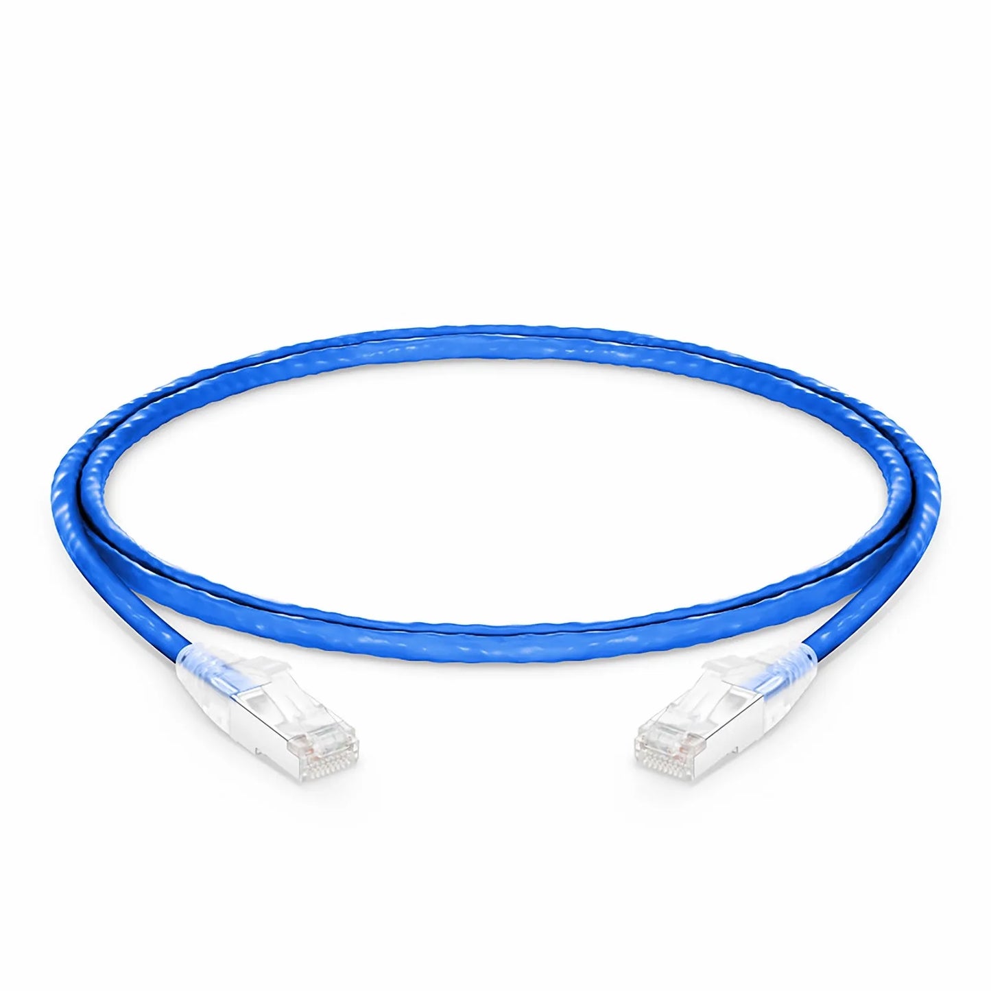 4ft (1.2m) Cat6a 26AWG Snagless Shielded (S/FTP) CM/LSZH Ethernet Network Patch Cable, Blue