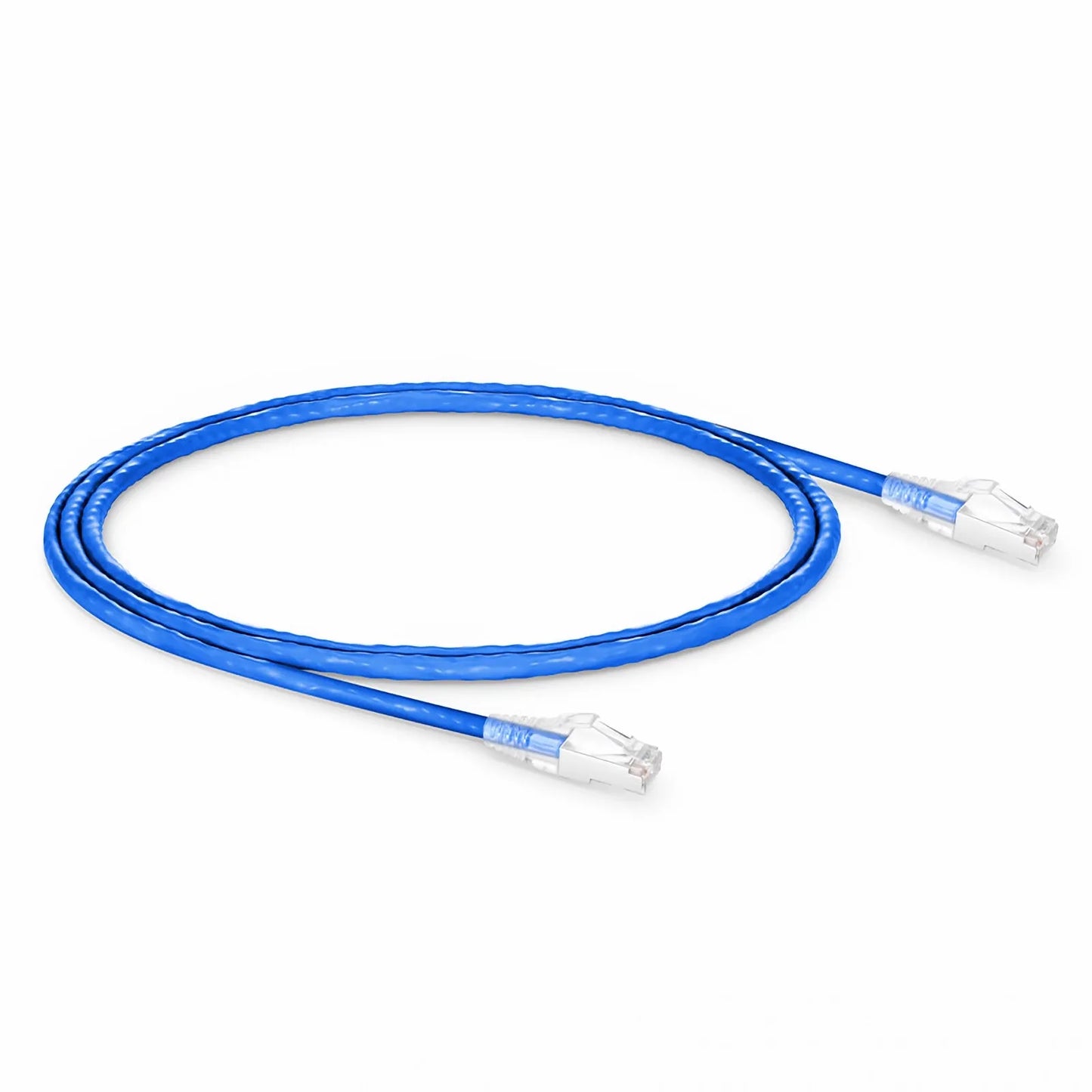 4ft (1.2m) Cat6a 26AWG Snagless Shielded (S/FTP) PVC CM Ethernet Network Patch Cable, Blue
