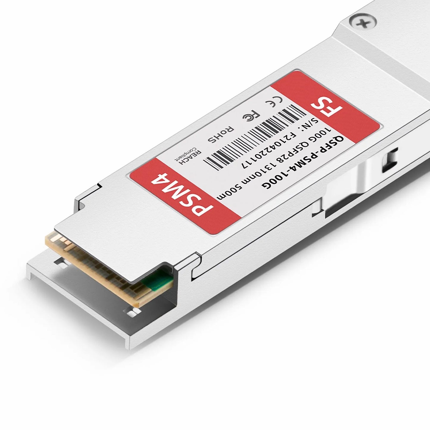 Cisco QSFP-100G-PSM4-S Compatible 100GBASE-PSM4 QSFP28 4 x 25G NRZ 1310nm 500m DOM MPO-12/APC SMF Optical Transceiver Module, Breakout to 4 x 25G-LR