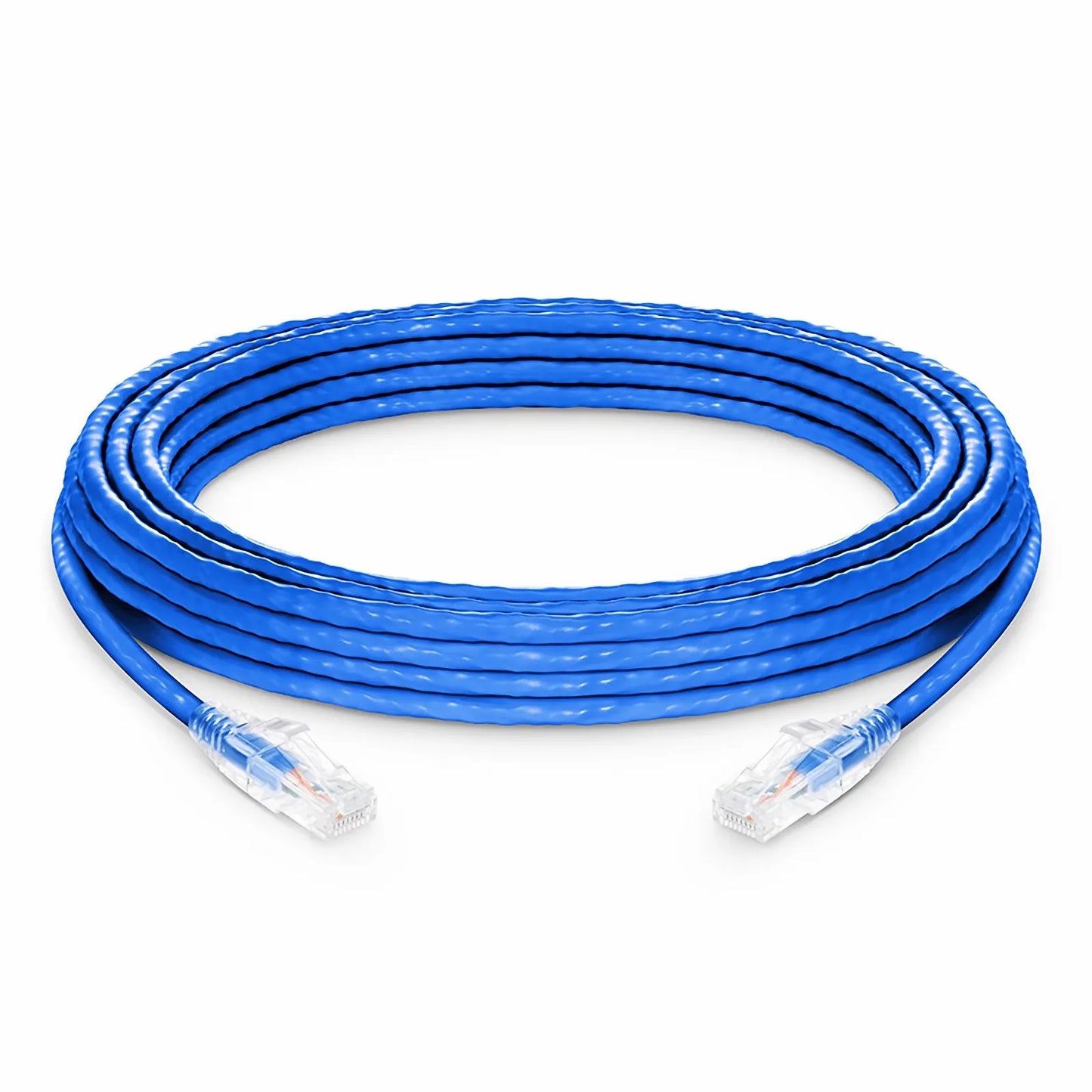 33ft (10m) Cat6a 24AWG Snagless Unshielded (U/UTP) LSZH Ethernet Network Patch Cable, Blue