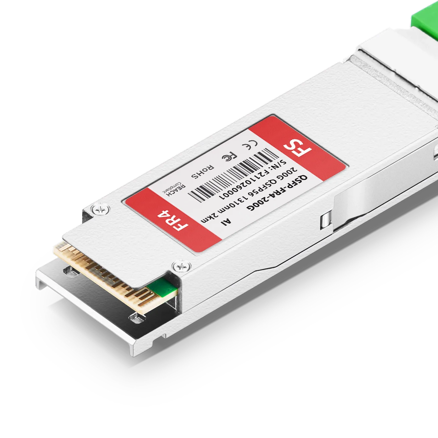 Arista Networks QSFP-200G-FR4 Compatible 200GBASE-FR4 QSFP56 4 x 50G PAM4 1310nm 2km DOM Duplex LC/UPC SMF Optical Transceiver Module