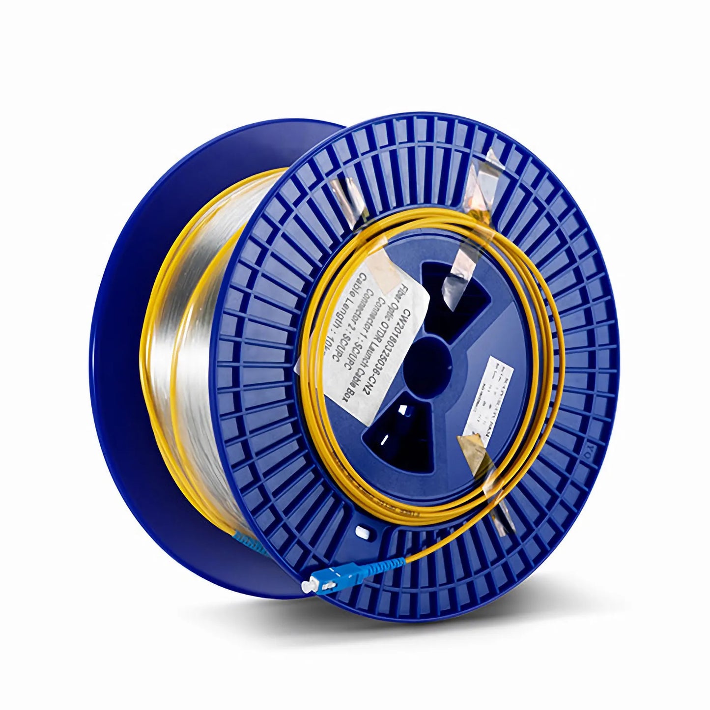 10km SC UPC to SC UPC Single Mode Fiber Optic OTDR Launch Cable Box