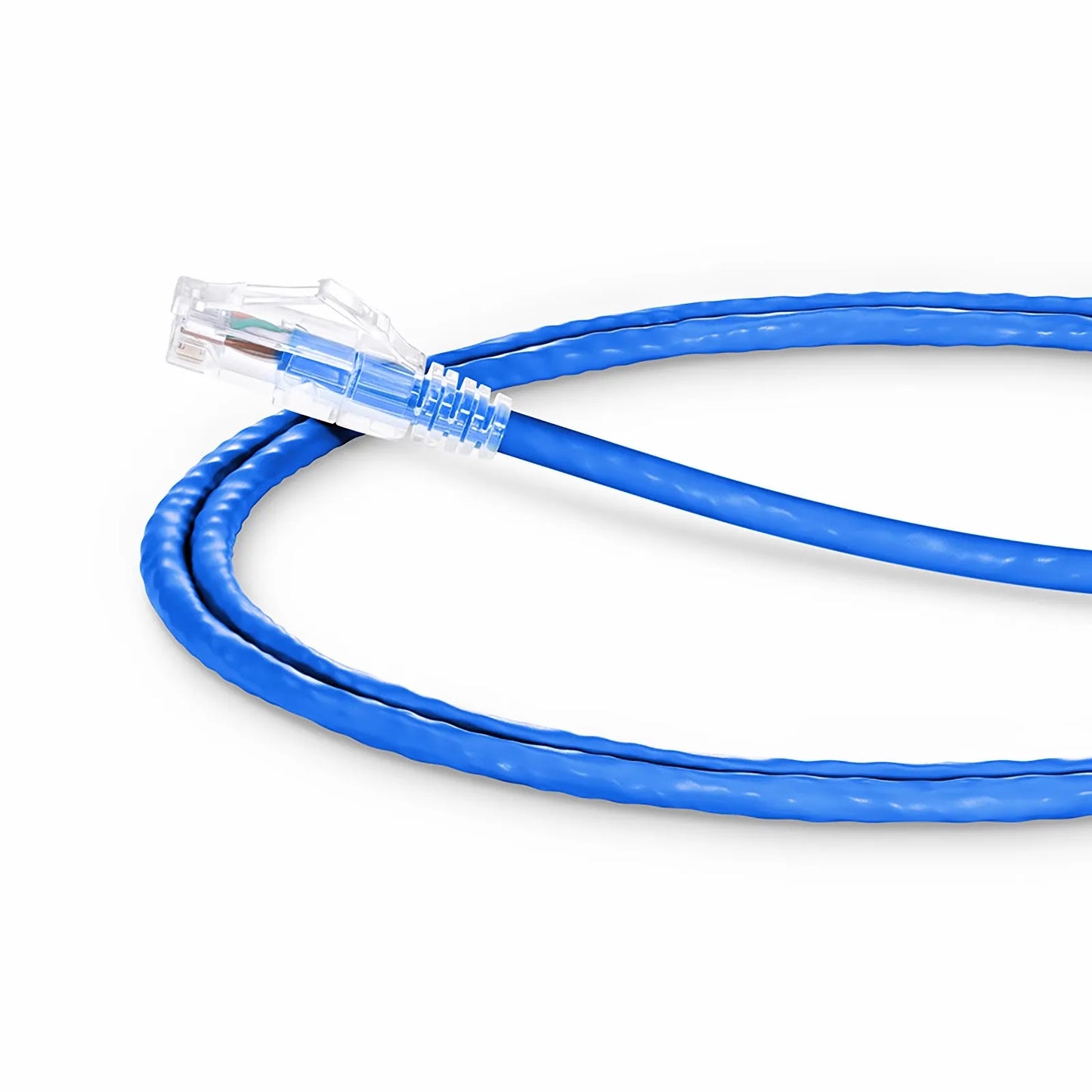 3ft (0.9m) Cat6a 24AWG Snagless Unshielded (U/UTP) LSZH Ethernet Network Patch Cable, Blue
