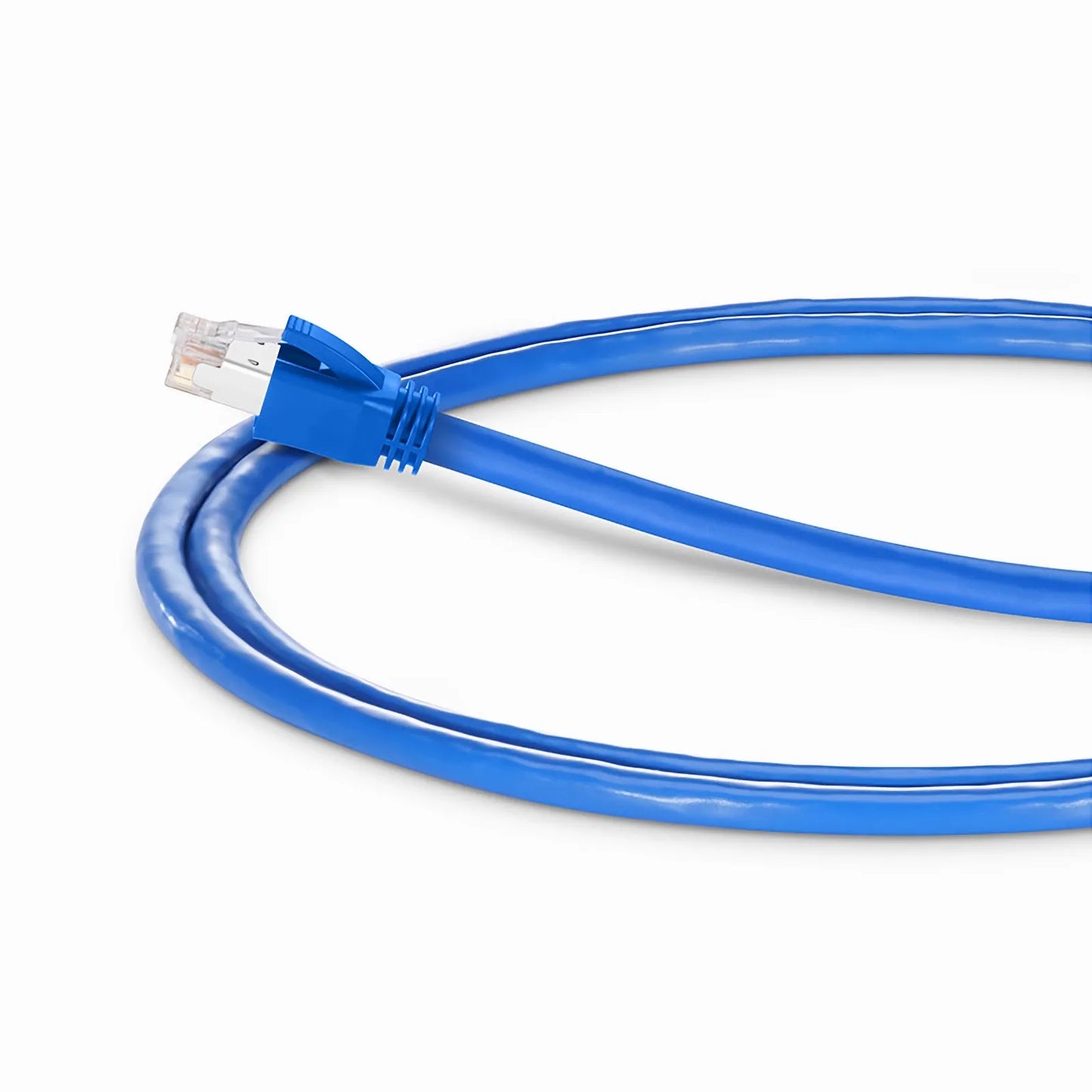 4ft (1.2m) Cat6a 23AWG Snagless Shielded (F/FTP) LSZH Ethernet Network Patch Cable, Blue