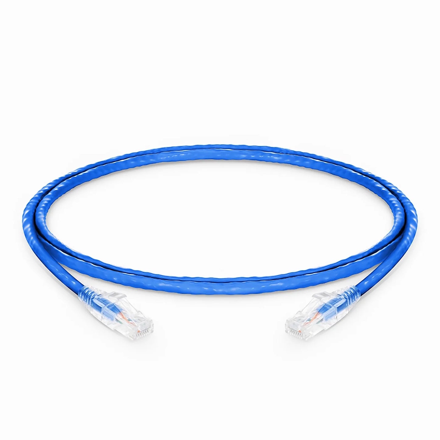 4ft (1.2m) Cat6a 24AWG Snagless Unshielded (U/UTP) LSZH Ethernet Network Patch Cable, Blue