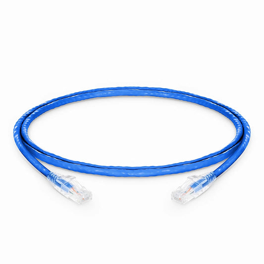 4ft (1.2m) Cat6a 24AWG Snagless Unshielded (U/UTP) LSZH Ethernet Network Patch Cable, Blue
