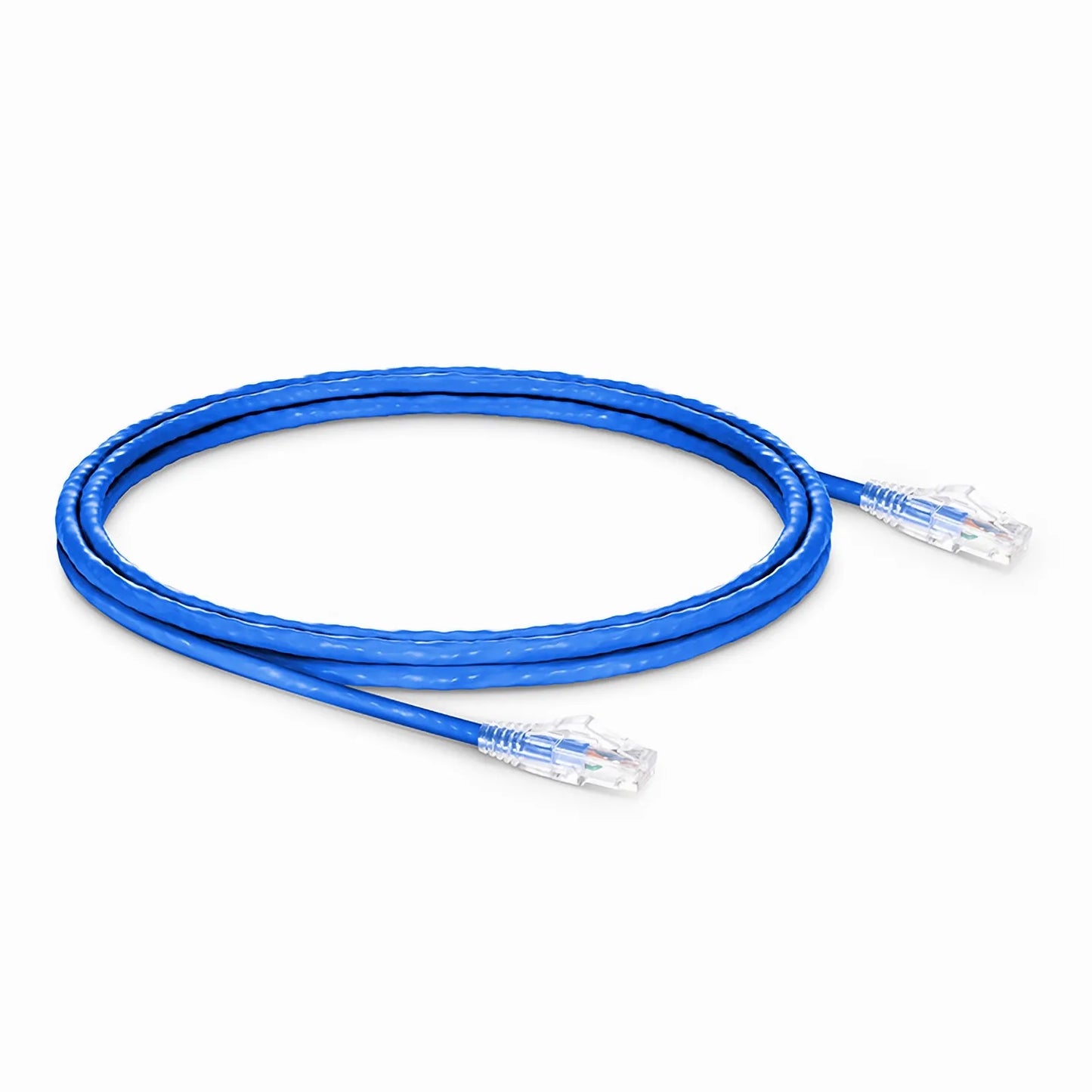 10ft (3.0m) Cat6a 24AWG Snagless Unshielded (U/UTP) LSZH Ethernet Network Patch Cable, Blue
