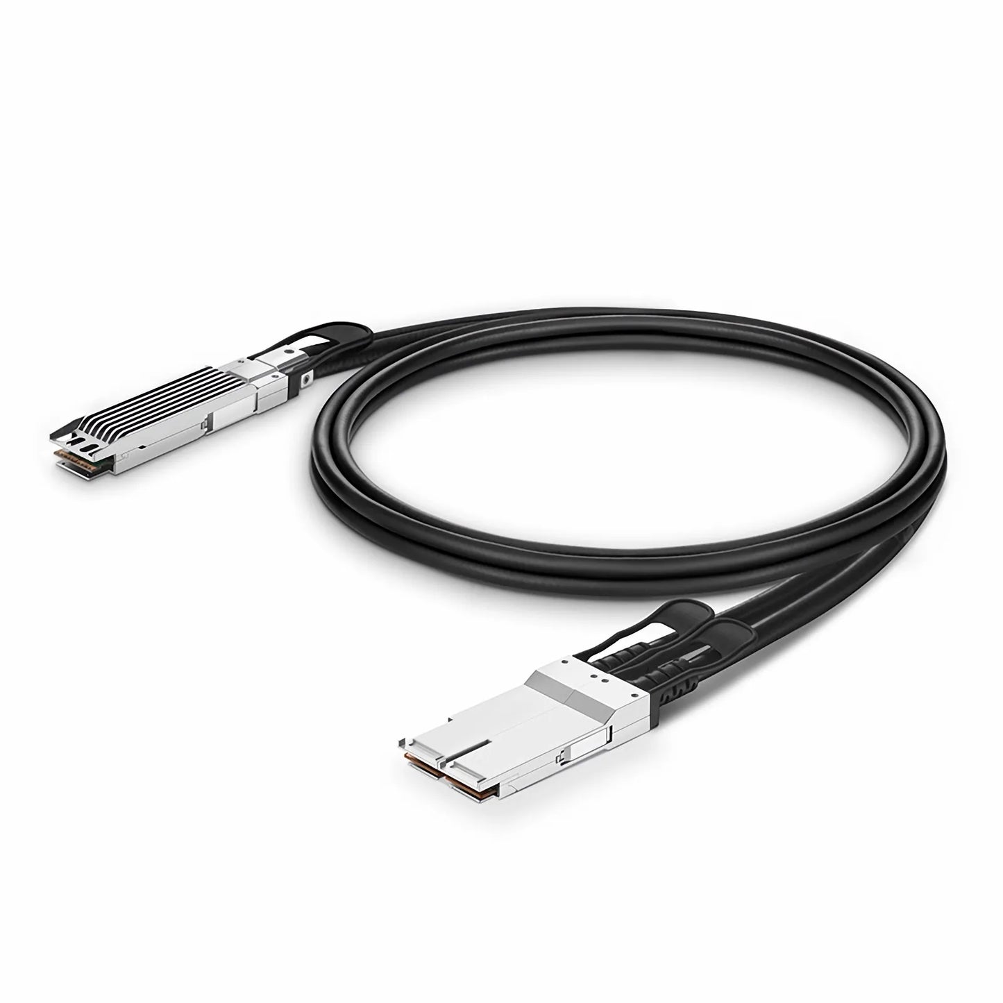 1.5m (5ft) NVIDIA/Mellanox MCP7Y60-H01A Compatible 400G OSFP 8 x 50G PAM4 Finned Top to 2 x 200G QSFP56 4 x 50G PAM4 InfiniBand HDR Passive Direct Attach Copper Breakout Cable for Quantum-2 Switches and ConnectX-6 HCA