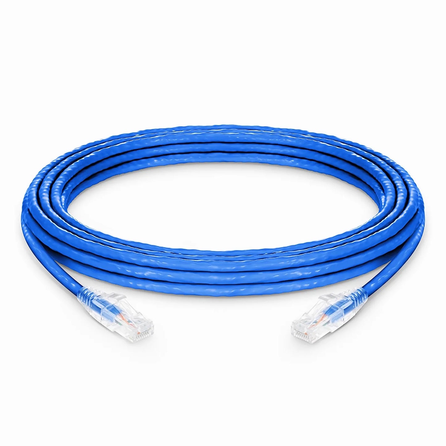 20ft (6.1m) Cat6a 24AWG Snagless Unshielded (U/UTP) LSZH Ethernet Network Patch Cable, Blue