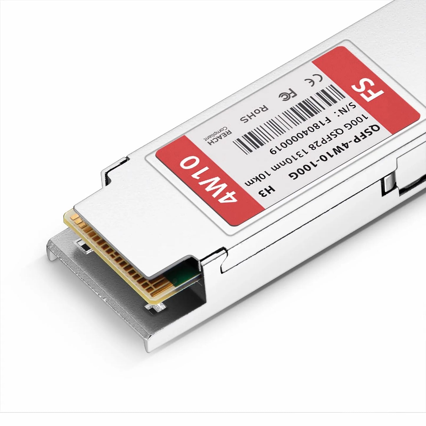 H3C QSFP-100G-EIR4-WDM1300 Compatible 100GBASE-4W10 QSFP28 4 x 25G NRZ 1310nm 10km DOM Duplex LC/UPC SMF Optical Transceiver Module