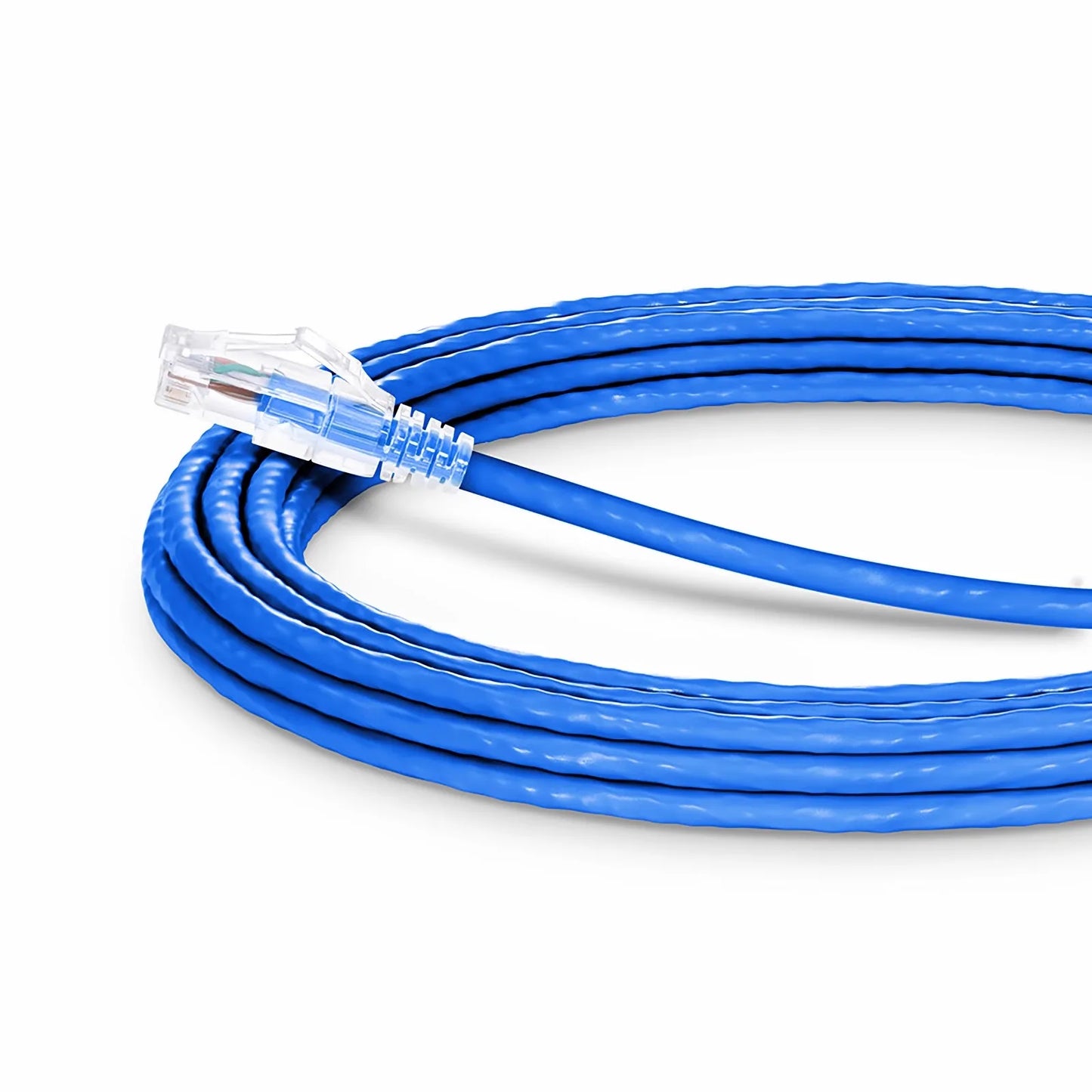 25ft (7.6m) Cat6a 24AWG Snagless Unshielded (U/UTP) LSZH Ethernet Network Patch Cable, Blue