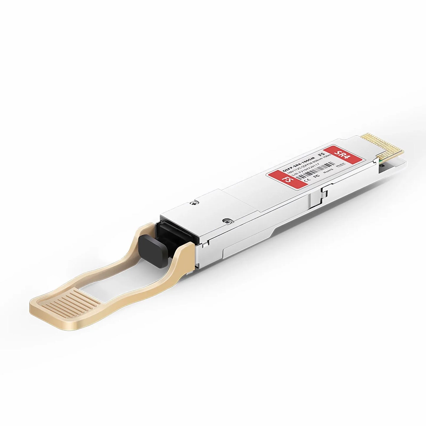 100GBASE-SR4 and 112GBASE-OTU4 QSFP28 Dual Rate 4 x 25G NRZ 850nm 100m DOM MPO-12/UPC MMF Optical Transceiver Module for FS Switches