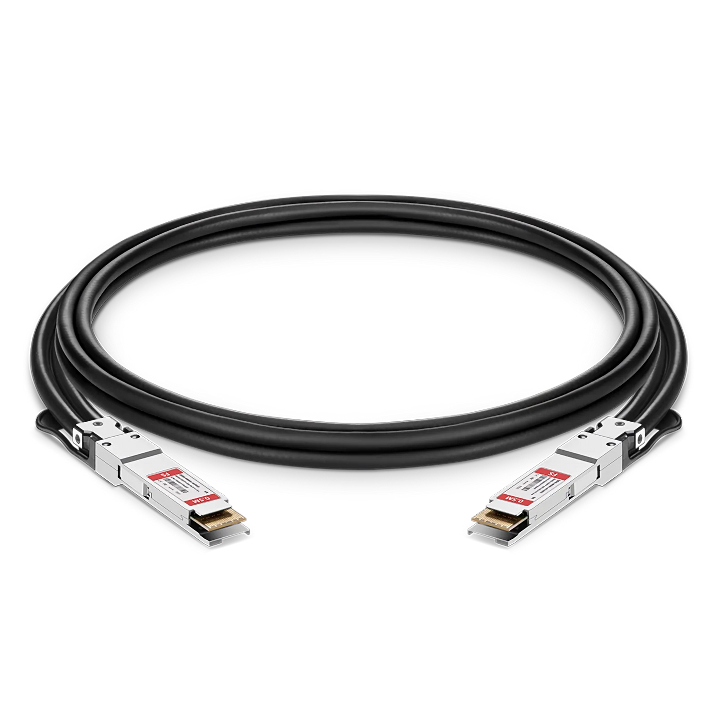 0.5m (2ft) Generic Compatible 800G QSFP-DD 8 x 100G PAM4 Active Direct Attach Copper Twinax Cable