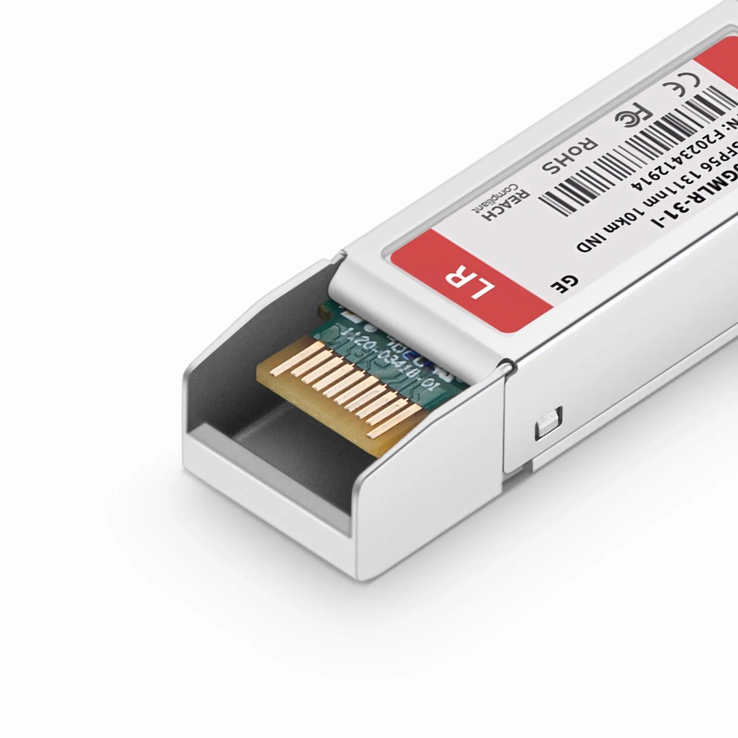 Generic Compatible SFP56 10/25/50GBASE-LR 1311nm 10km DOM Duplex LC/UPC SMF Optical Transceiver Module for 5G Wireless (Industrial)