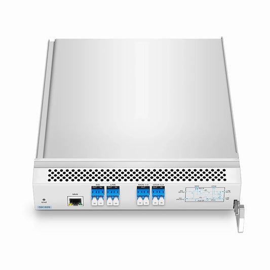 D7000 OA1835, DWDM EDFA Bidirectional Amplifier with PA 22-35dB and BA 8-18dB Gain, 21.5dBm Output for D7000 Series Managed Chassis, with Built in OSC, VOA