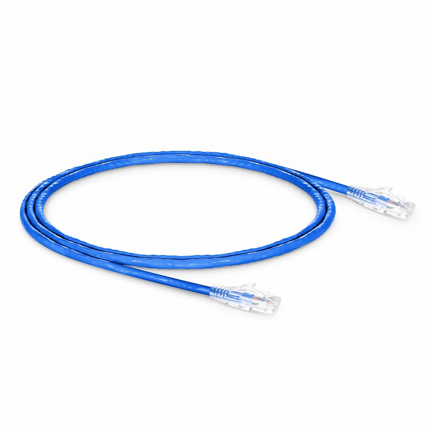 3ft (0.9m) Cat6a 24AWG Snagless Unshielded (U/UTP) LSZH Ethernet Network Patch Cable, Blue