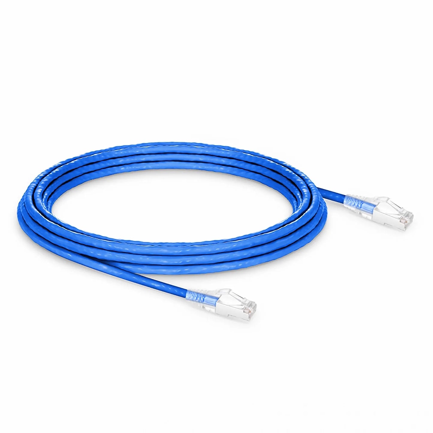 16ft (4.9m) Cat6a 26AWG Snagless Shielded (S/FTP) PVC CM Ethernet Network Patch Cable, Blue