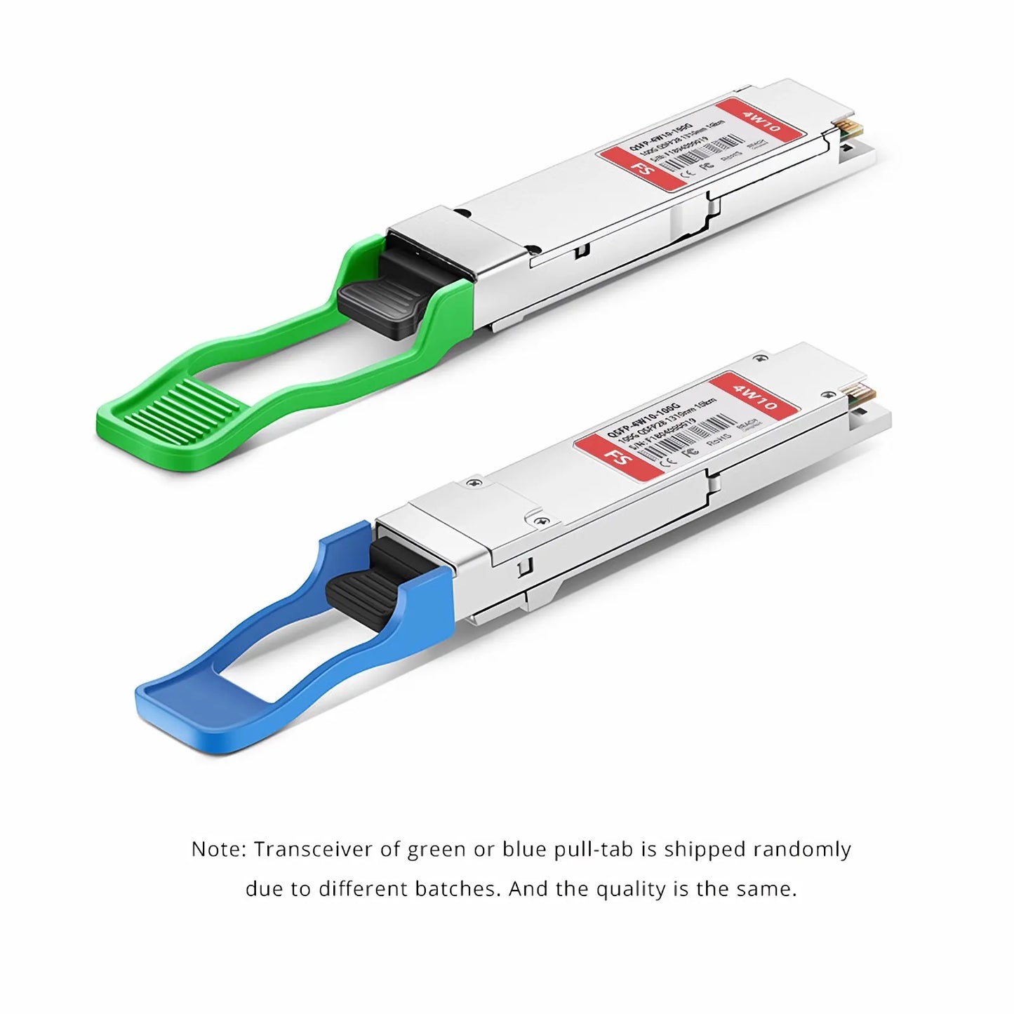 Generic Compatible 100GBASE-4W10 QSFP28 4 x 25G NRZ 1310nm 10km DOM Duplex LC/UPC SMF Optical Transceiver Module