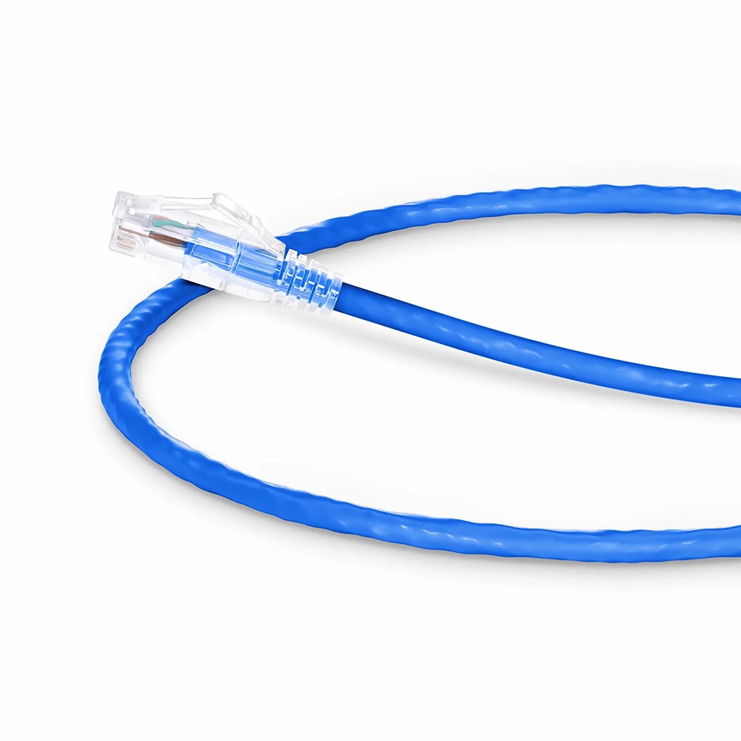 1ft (0.3m) Cat6a 24AWG Snagless Unshielded (U/UTP) LSZH Ethernet Network Patch Cable, Blue