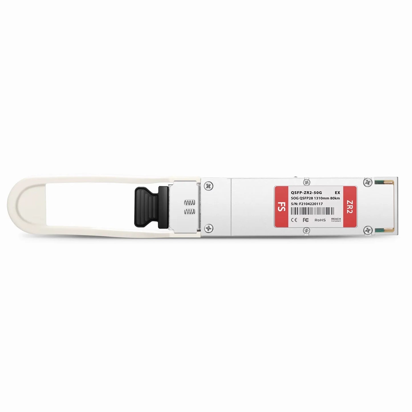 Extreme Compatible 50GBASE-ZR2 QSFP28 1310nm 80km DOM Duplex LC/UPC SMF Optical Transceiver Module