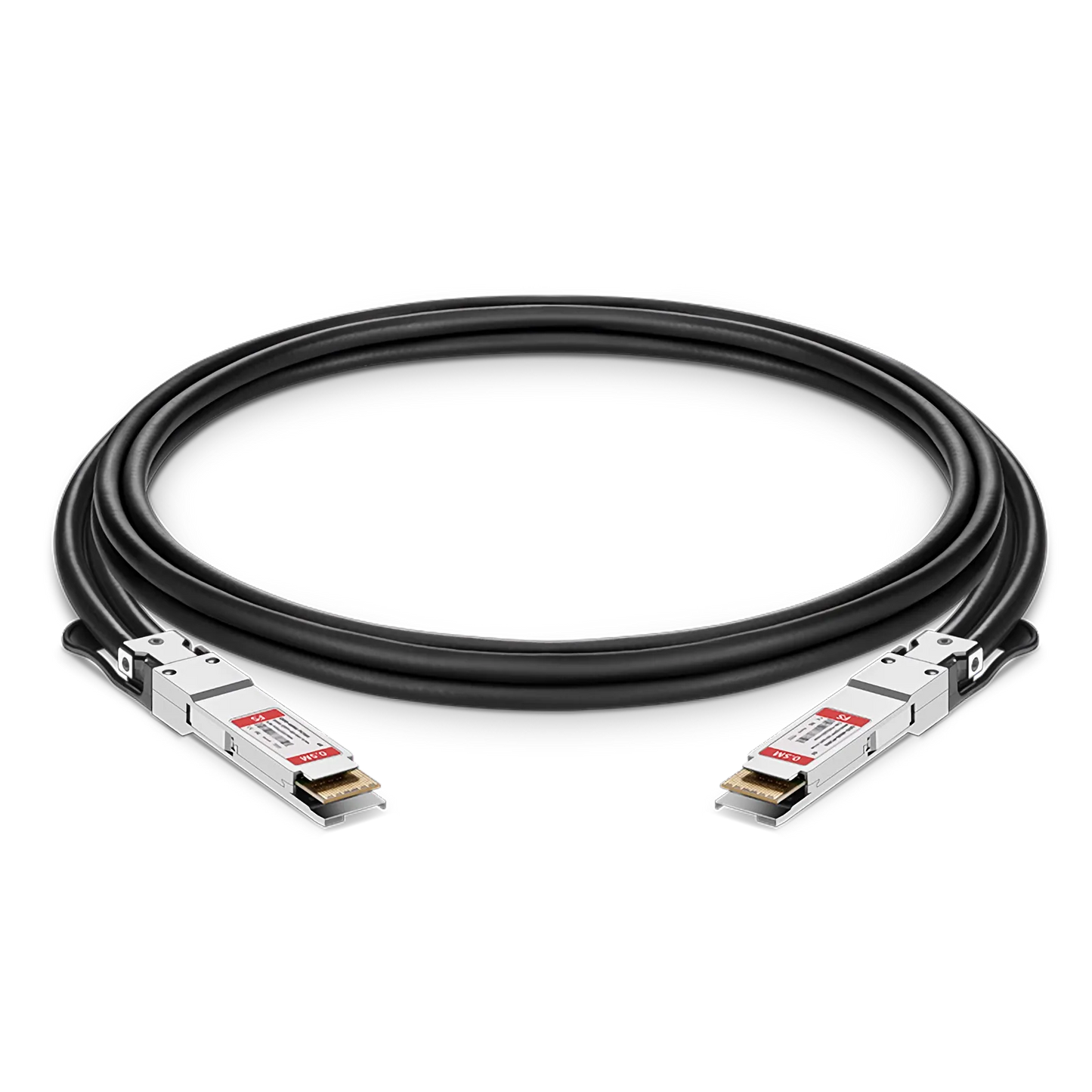 0.5m (2ft) Generic Compatible 800G QSFP-DD 8 x 100G PAM4 Passive Direct Attach Copper Twinax Cable