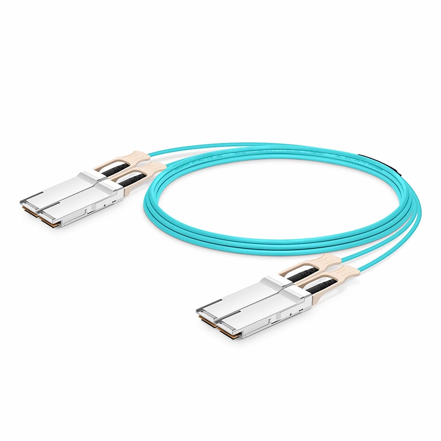 20m (66ft) NVIDIA/Mellanox MFS1S90-H003E Compatible 2 x 200G QSFP56 4 x 50G PAM4 to 2 x 200G QSFP56 4 x 50G PAM4 InfiniBand HDR Active Optical Breakout Cable for Quantum Switches