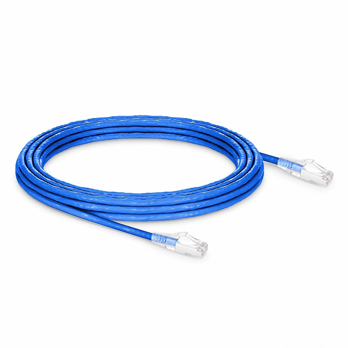 25ft (7.6m) Cat6a 26AWG Snagless Shielded (S/FTP) PVC CM Ethernet Network Patch Cable, Blue